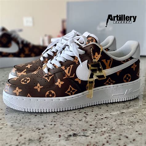 louis vuitton nike air force 1 custom sneakers|Louis Vuitton af1 custom.